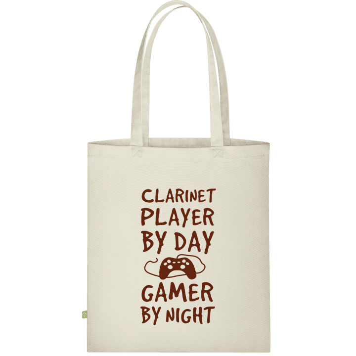 Clarinet Player By Day Gamer By Night Stofftasche contain pic