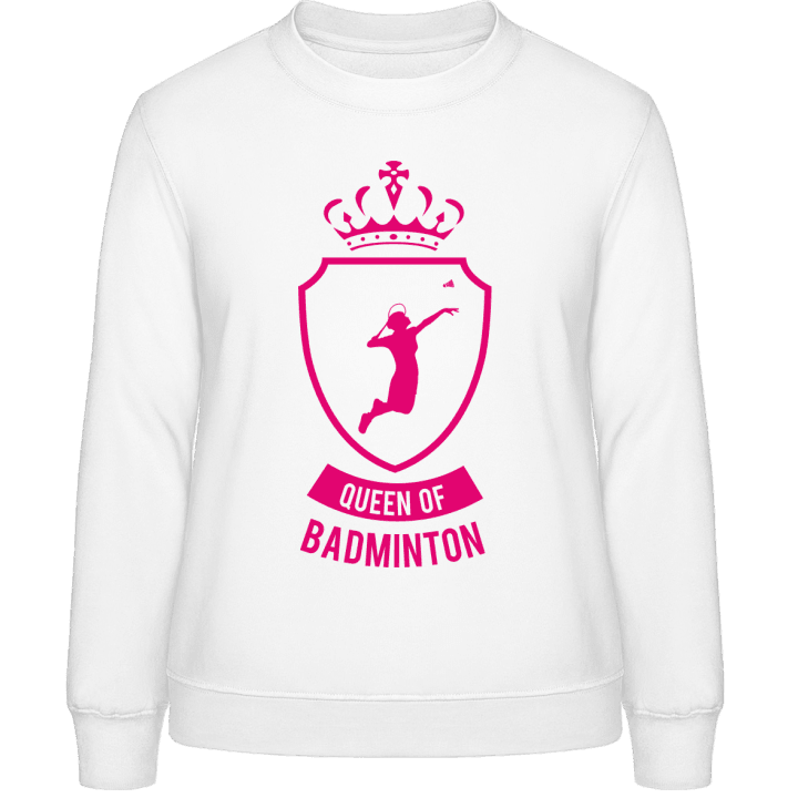 Queen Of Badminton Vrouwen Sweatshirt contain pic