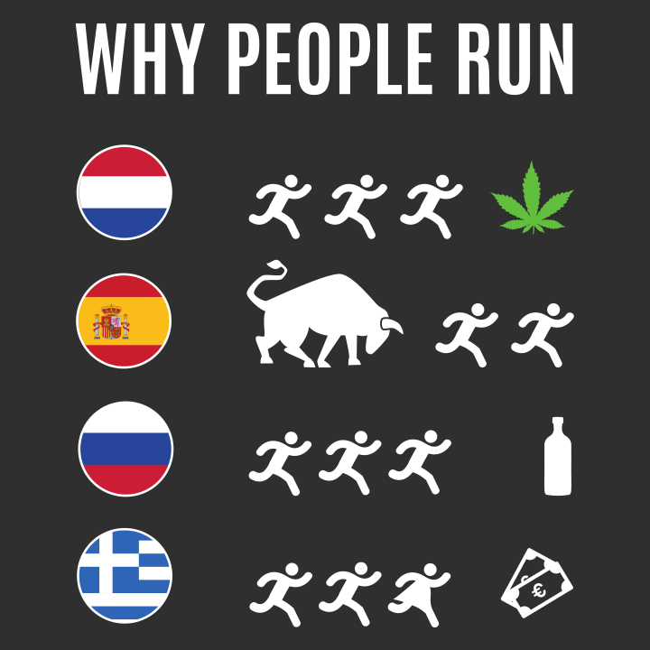 Why People Run Part 2 T-shirt à manches longues 0 image