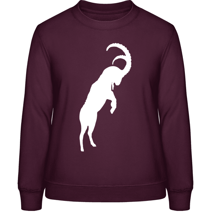 Jumping Goat Silhouette Frauen Sweatshirt 0 image