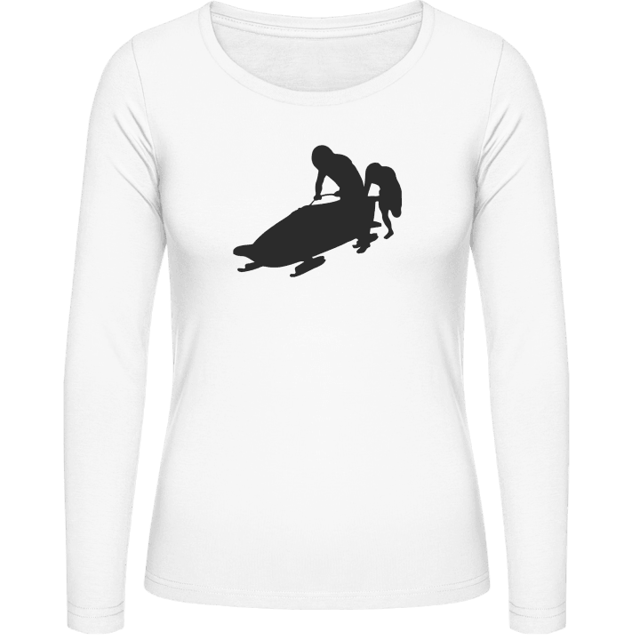Bobfahren Frauen Langarmshirt contain pic