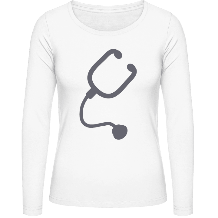 stethoscope Langermet skjorte for kvinner contain pic