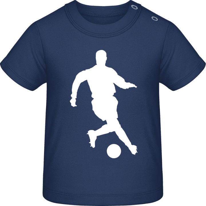 Footballer Soccer Player Baby T-Shirt contain pic