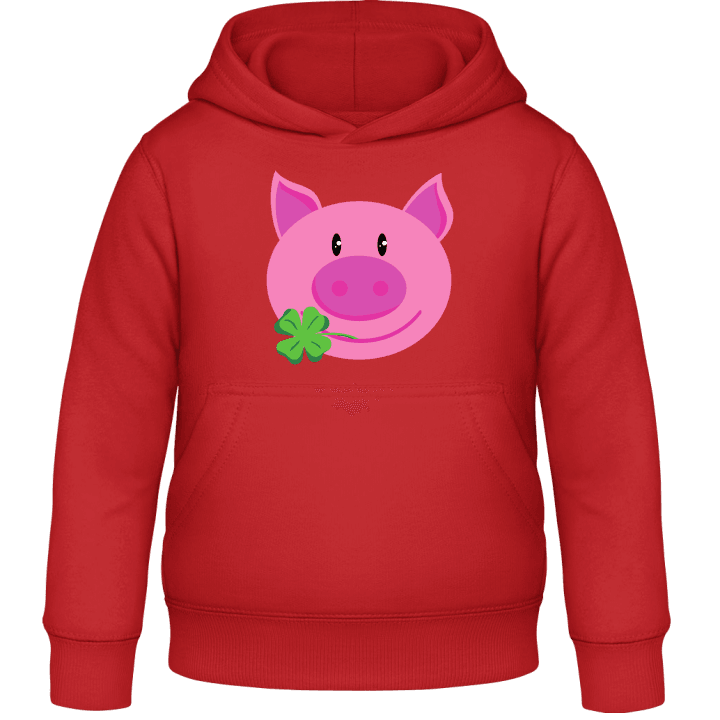 Lucky Pig With Clover Kids Hoodie 0 image