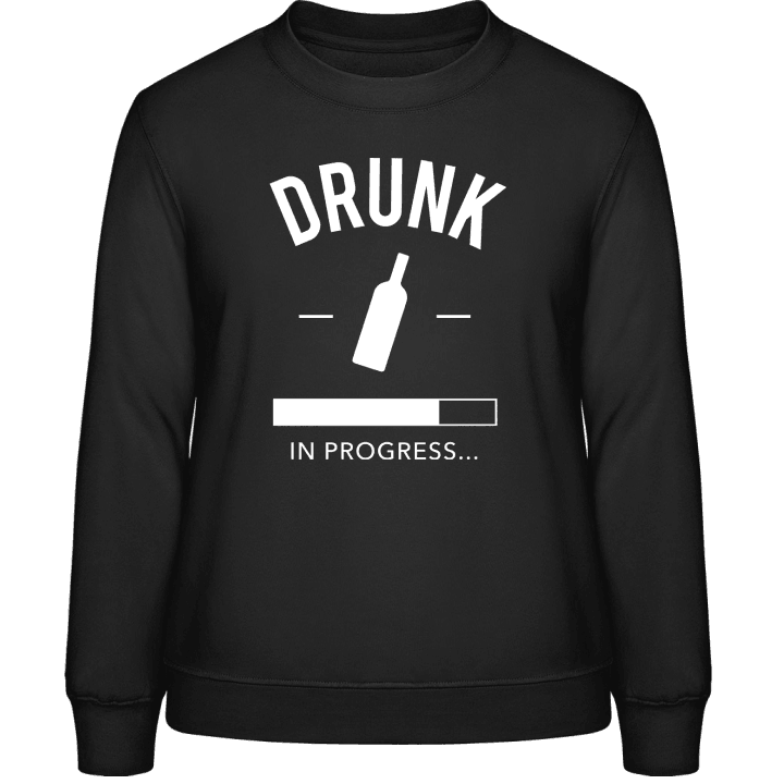 Drunk in progress Sweat-shirt pour femme contain pic