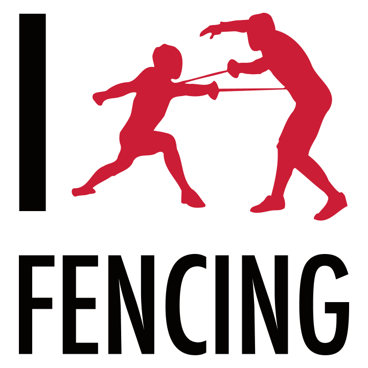 I Love Fencing Vrouwen Sweatshirt 0 image
