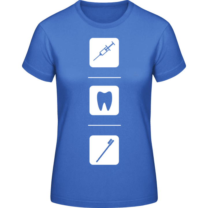 Dentist Tools T-skjorte for kvinner contain pic