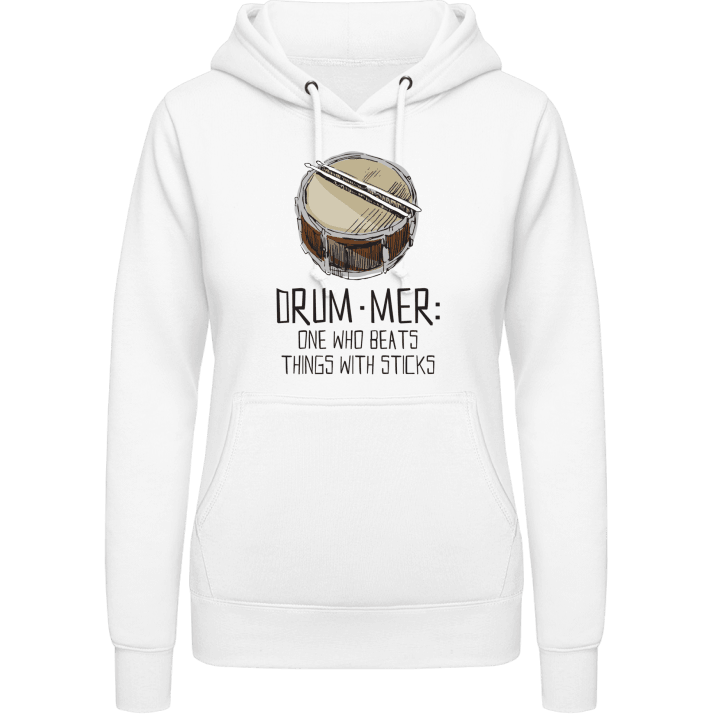 Drummer Beats Things With Sticks Vrouwen Hoodie contain pic