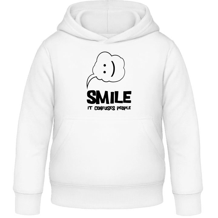 Smile It Confuses People Barn Hoodie contain pic