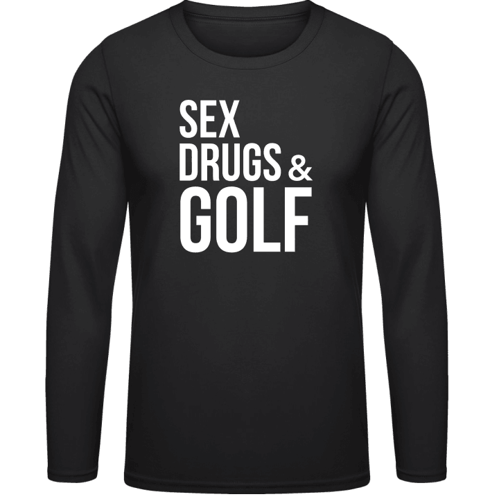 Sex Drugs And Golf Langermet skjorte contain pic