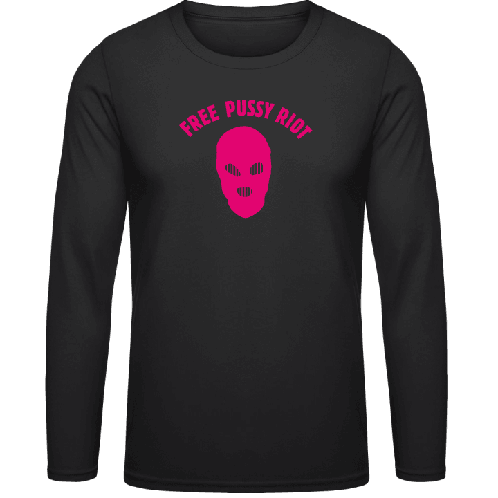 Free Pussy Riot Mask Langarmshirt contain pic