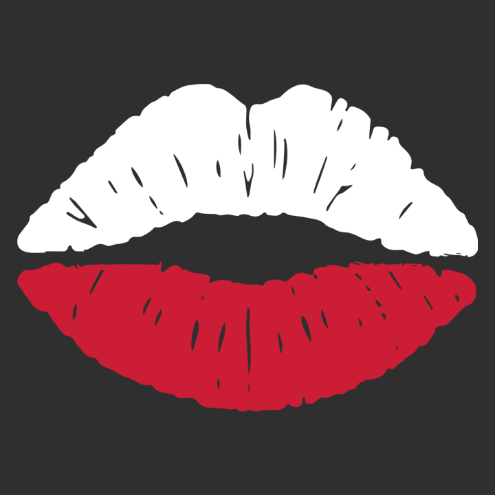 Polish Kiss Flag Langermet skjorte for kvinner 0 image