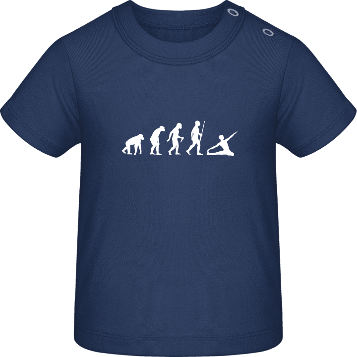 Gymnast Evolution Baby T-skjorte contain pic