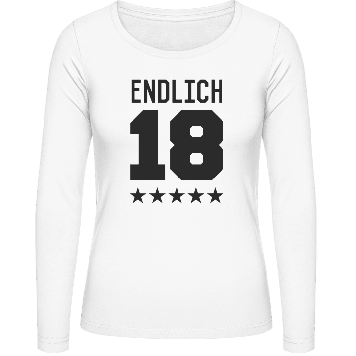 Endlich 18 Logo T-shirt à manches longues pour femmes 0 image