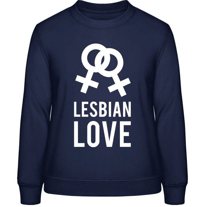 Lesbian Love Logo Frauen Sweatshirt contain pic