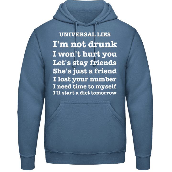 Universal Lies Hoodie contain pic