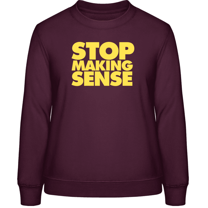 Stop Making Sense Sweat-shirt pour femme contain pic