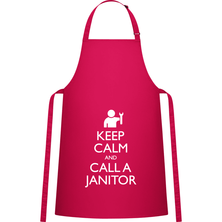 Keep Calm And Call A Janitor Kochschürze contain pic