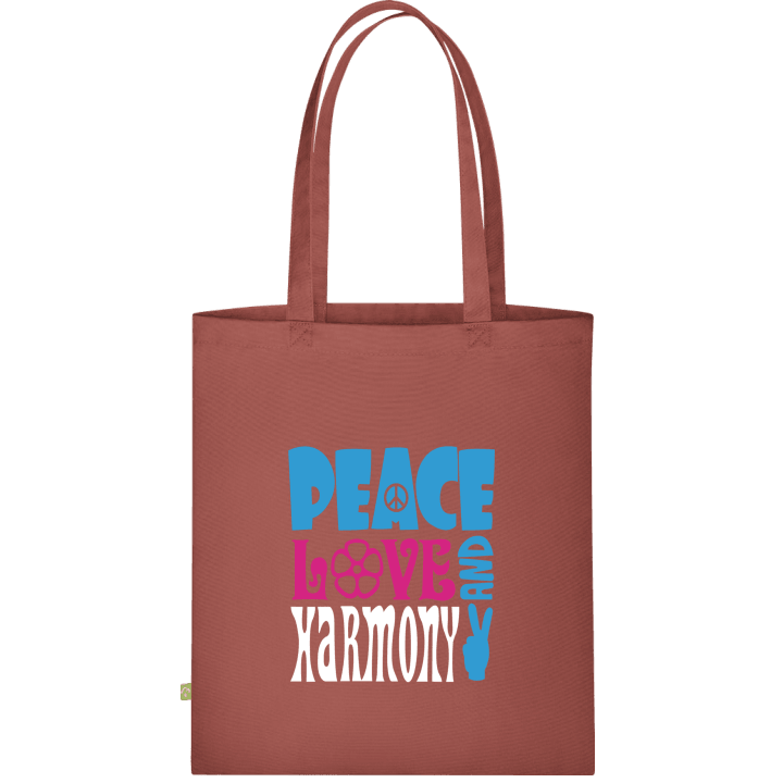 Peace Love Harmony Väska av tyg contain pic
