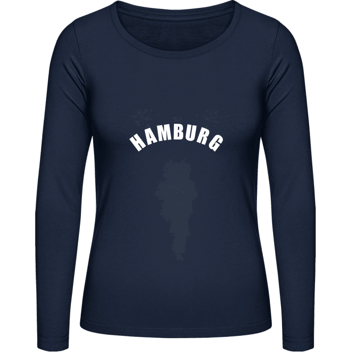 Hamburg Stadt Frauen Langarmshirt contain pic