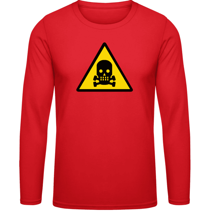 Poison Caution T-shirt à manches longues contain pic
