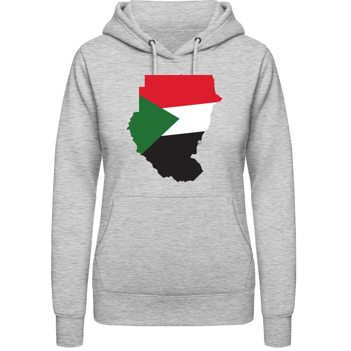 Sudan Map Sweat à capuche pour femme contain pic