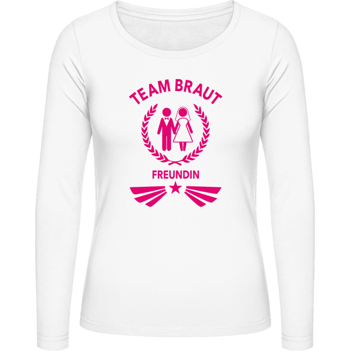Team Braut Freundin T-shirt à manches longues pour femmes contain pic