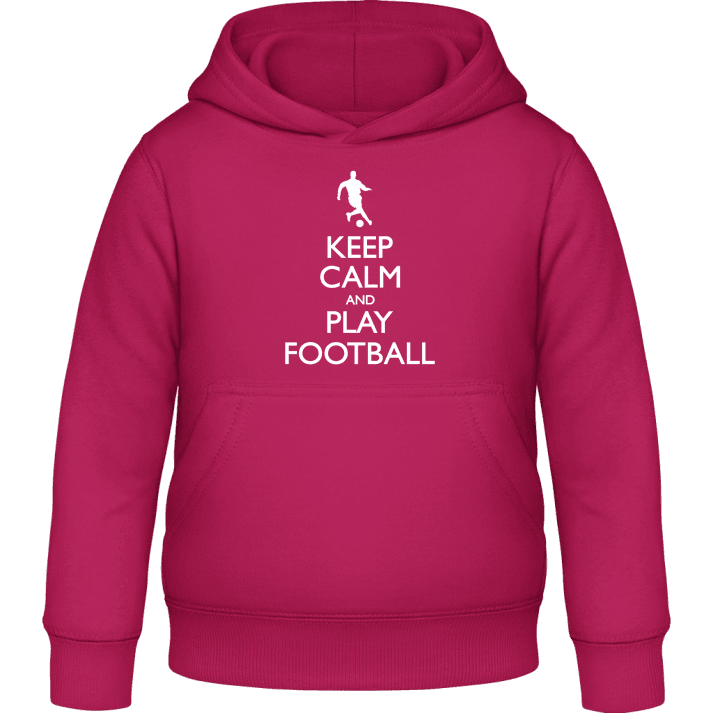 Keep Calm Football Felpa con cappuccio per bambini contain pic