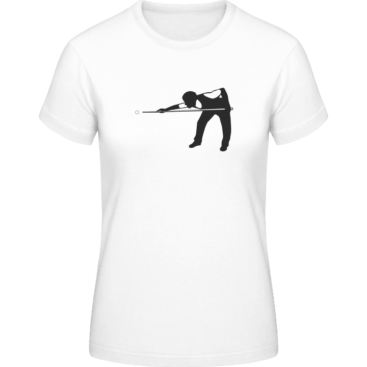 Snooker Player T-shirt för kvinnor contain pic