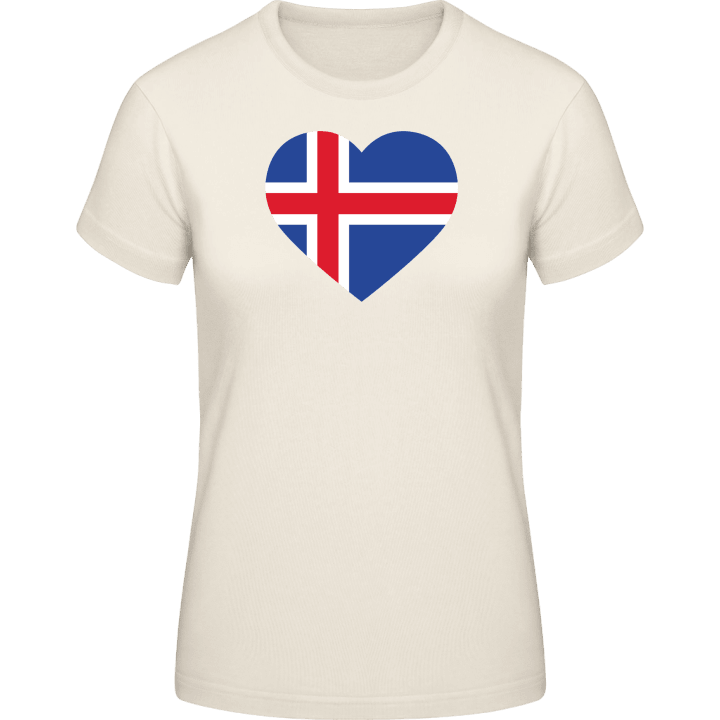 Iceland Heart T-shirt til kvinder 0 image