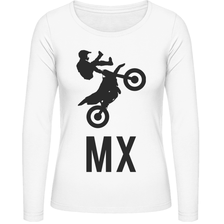 MX Motocross T-shirt à manches longues pour femmes contain pic