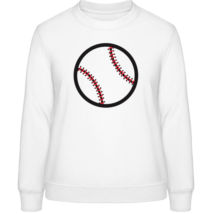Baseball Design Sweatshirt för kvinnor contain pic