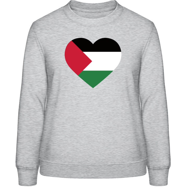 Palestine Heart Flag Sweatshirt för kvinnor contain pic