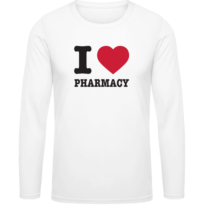 I Love Heart Pharmacy Langermet skjorte contain pic