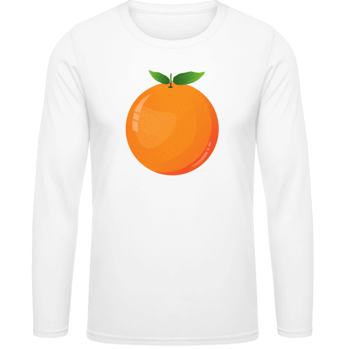 Orange Long Sleeve Shirt contain pic