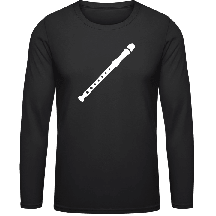 Recorder Silhouette T-shirt à manches longues contain pic