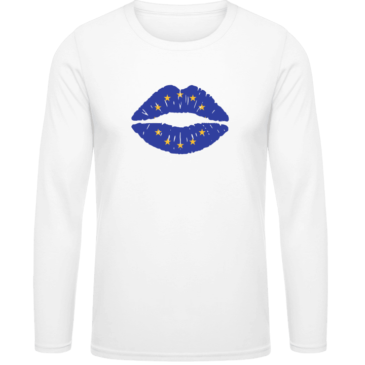 EU Kiss Flag Camicia a maniche lunghe contain pic