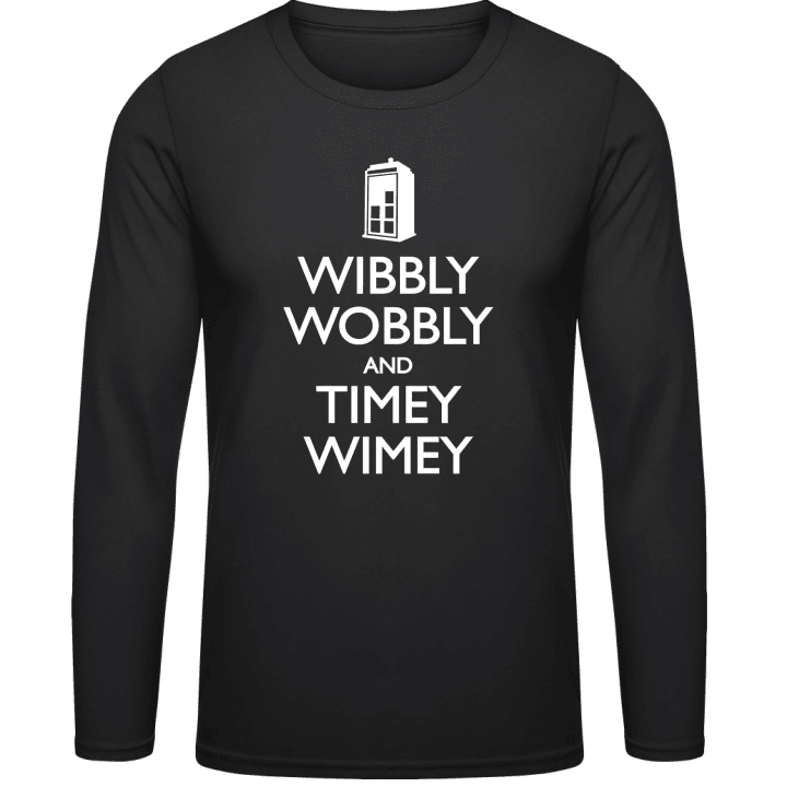 Wibbly Wobbly and Timey Wimey Shirt met lange mouwen 0 image