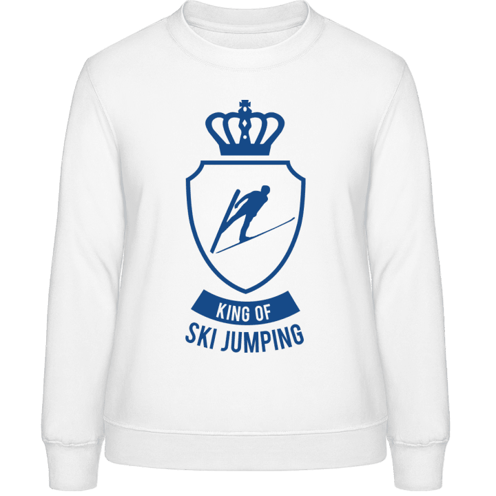King Of Ski Jumping Sweatshirt för kvinnor contain pic