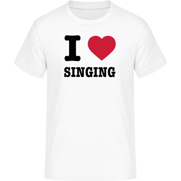 I Love Singing T-skjorte contain pic