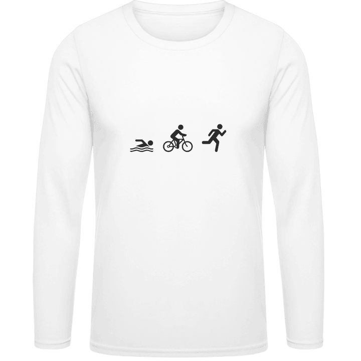 Triathlon T-shirt à manches longues contain pic