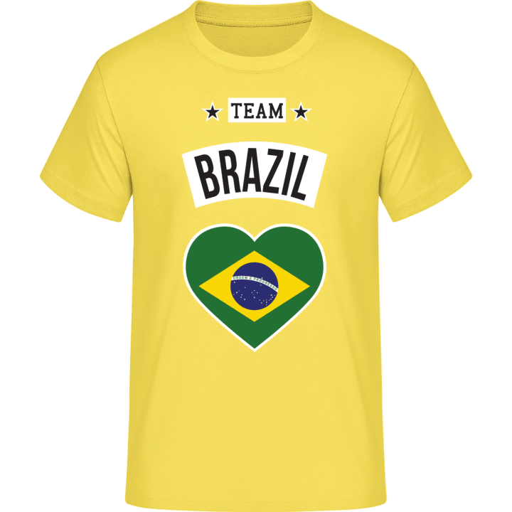 Team Brazil Heart T-skjorte 0 image