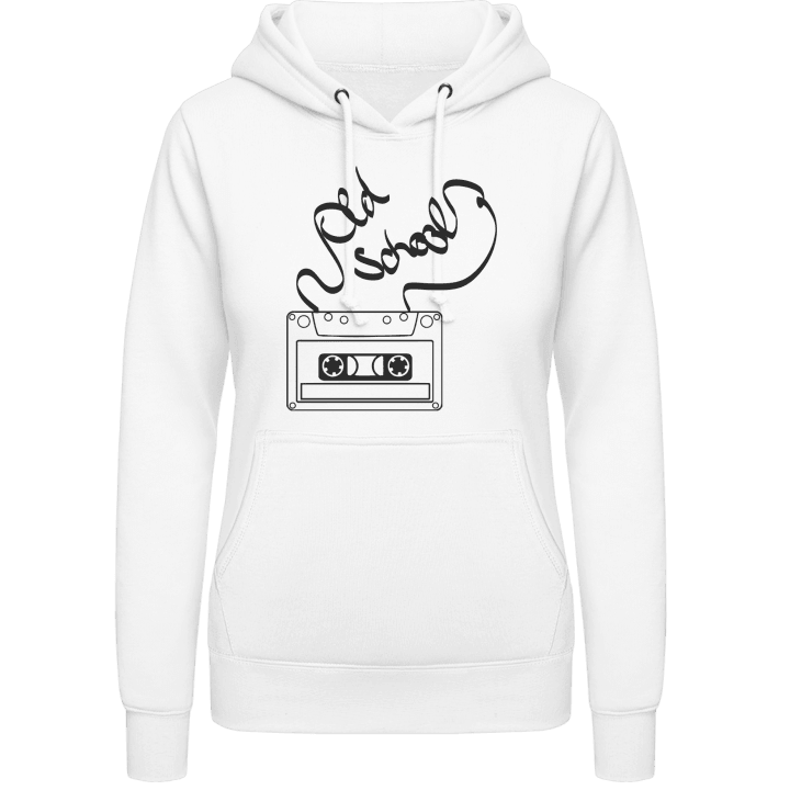 Old School Music Tape Vrouwen Hoodie contain pic