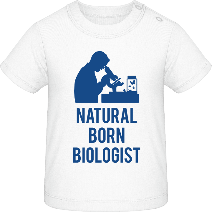 Natural Born Biologist Camiseta de bebé contain pic