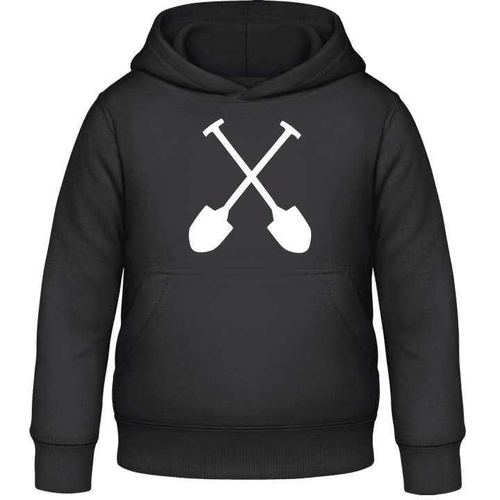 Crossed Shovels Kids Hoodie contain pic