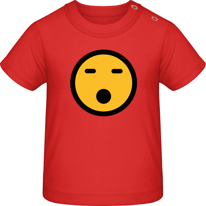 Tired Smiley Camiseta de bebé contain pic