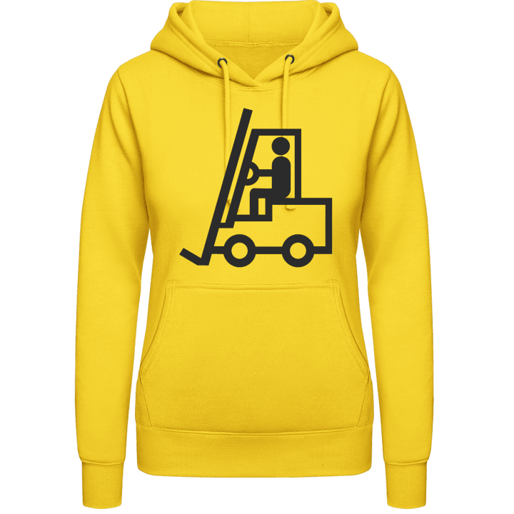 Forklift Driver Vrouwen Hoodie contain pic