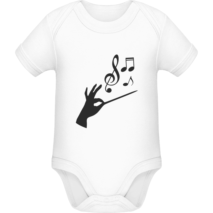 Conducting Music Notes Baby Strampler 0 image