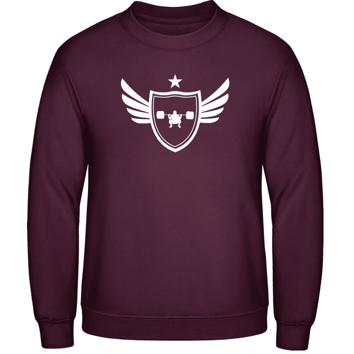 Weightlifting Winged Sweatshirt contain pic