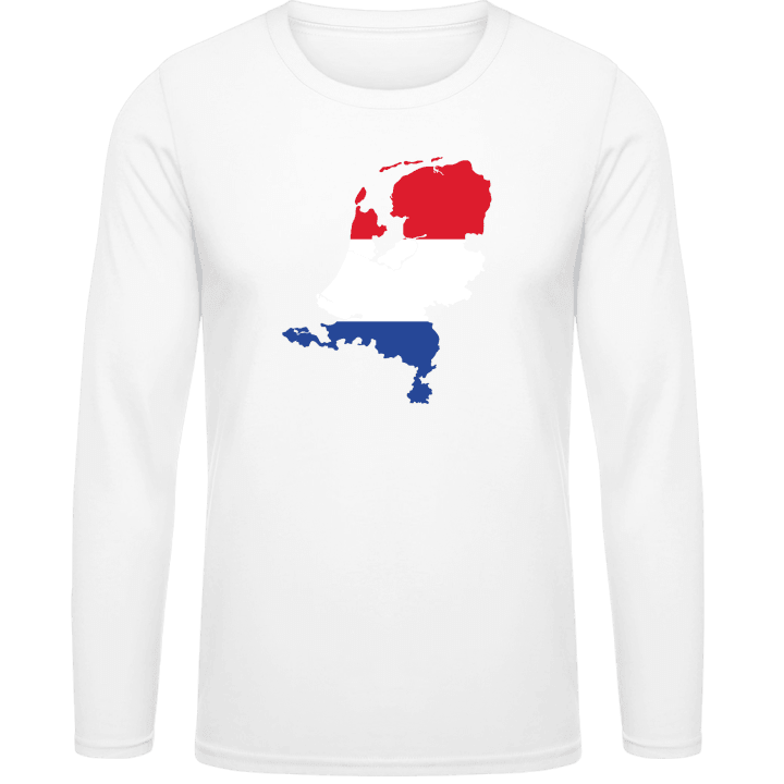 Netherlands Map Camicia a maniche lunghe contain pic